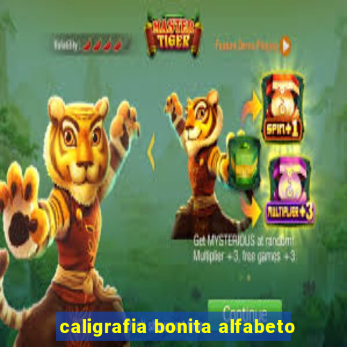 caligrafia bonita alfabeto